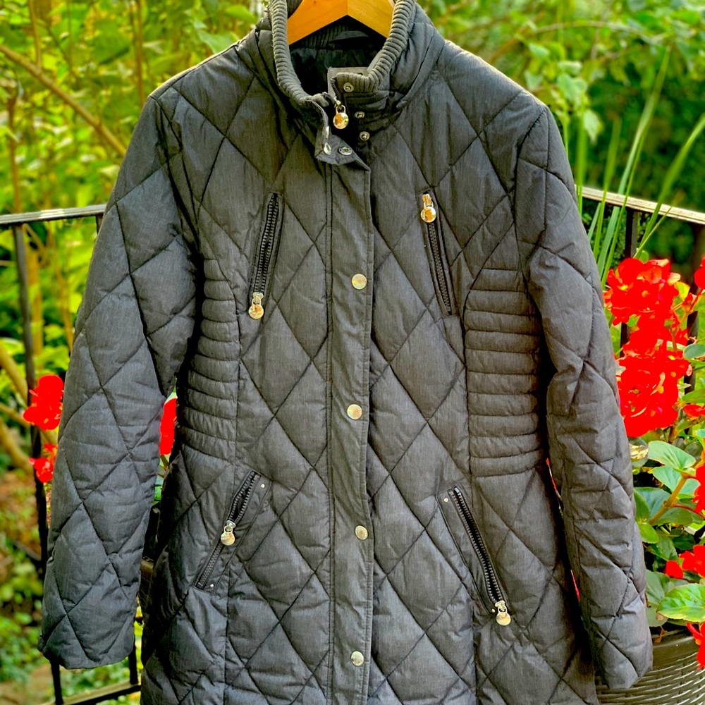 Quilted Puffer Coat by Laundry
